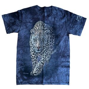 The Mountain Men's Leopard T-Shirt Small 100% Cotton